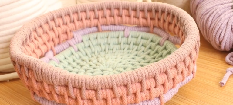 How to Coil an Easter Basket